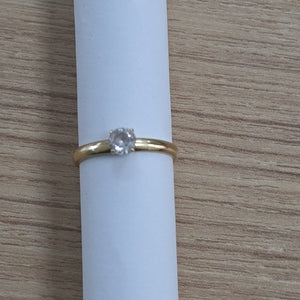 SOLITARIO ORO 14 K 1.1 GRMS (SEMINUEVO)