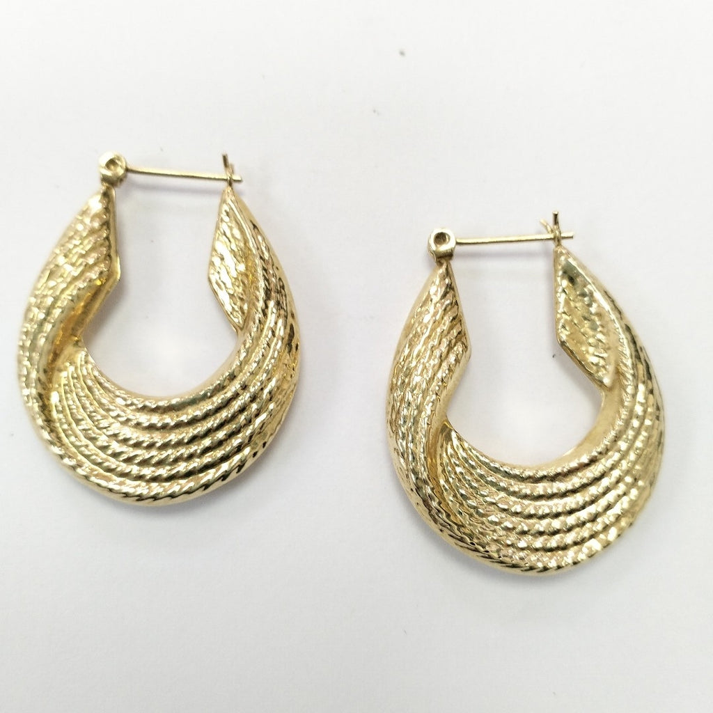 ARRACADAS PAR ORO 14 K 3.5 GRMS (SEMINUEVO)