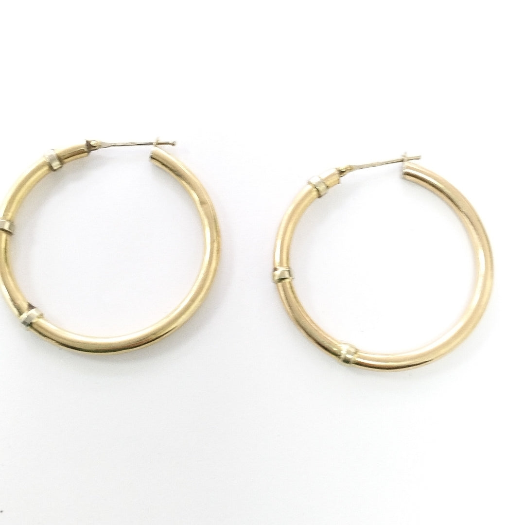 ARRACADAS PAR ORO 14 K 4.9 GRMS (SEMINUEVO)