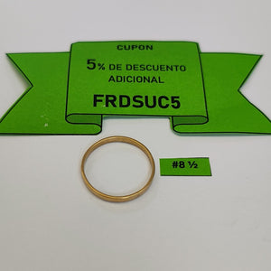 ANILLO ORO 14 K 1,40 GRMS (SEMINUEVO)