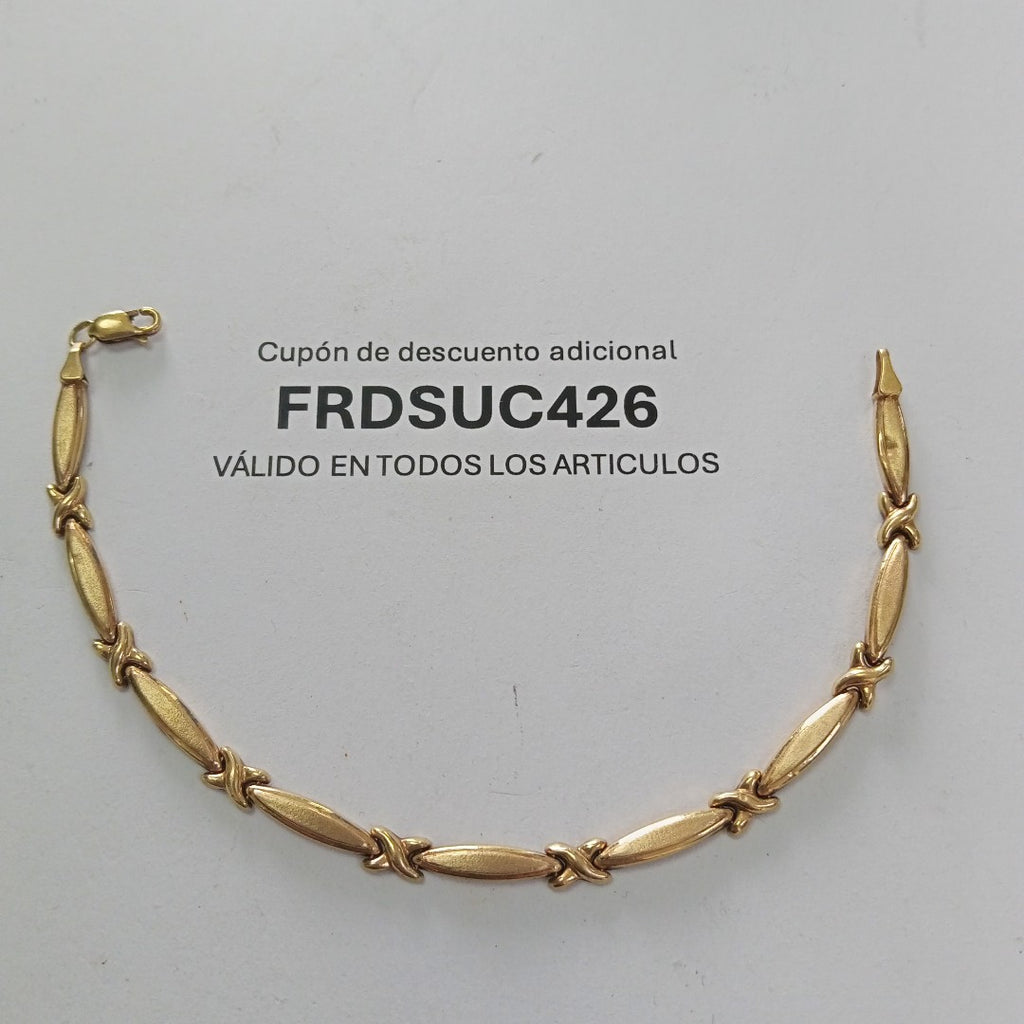 PULSERA ORO 14 K 4.1 GRMS (SEMINUEVO)