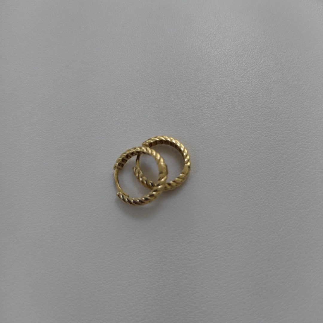 ARRACADAS PAR ORO 14 K 2 GRMS (SEMINUEVO)