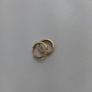 ARRACADAS PAR ORO 14 K 2 GRMS (SEMINUEVO)