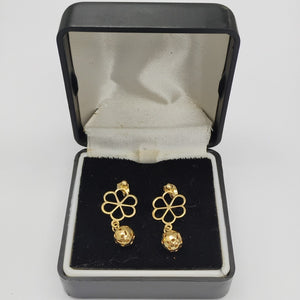 BROQUELES PAR ORO 14 K 1,90 GRMS (SEMINUEVO)