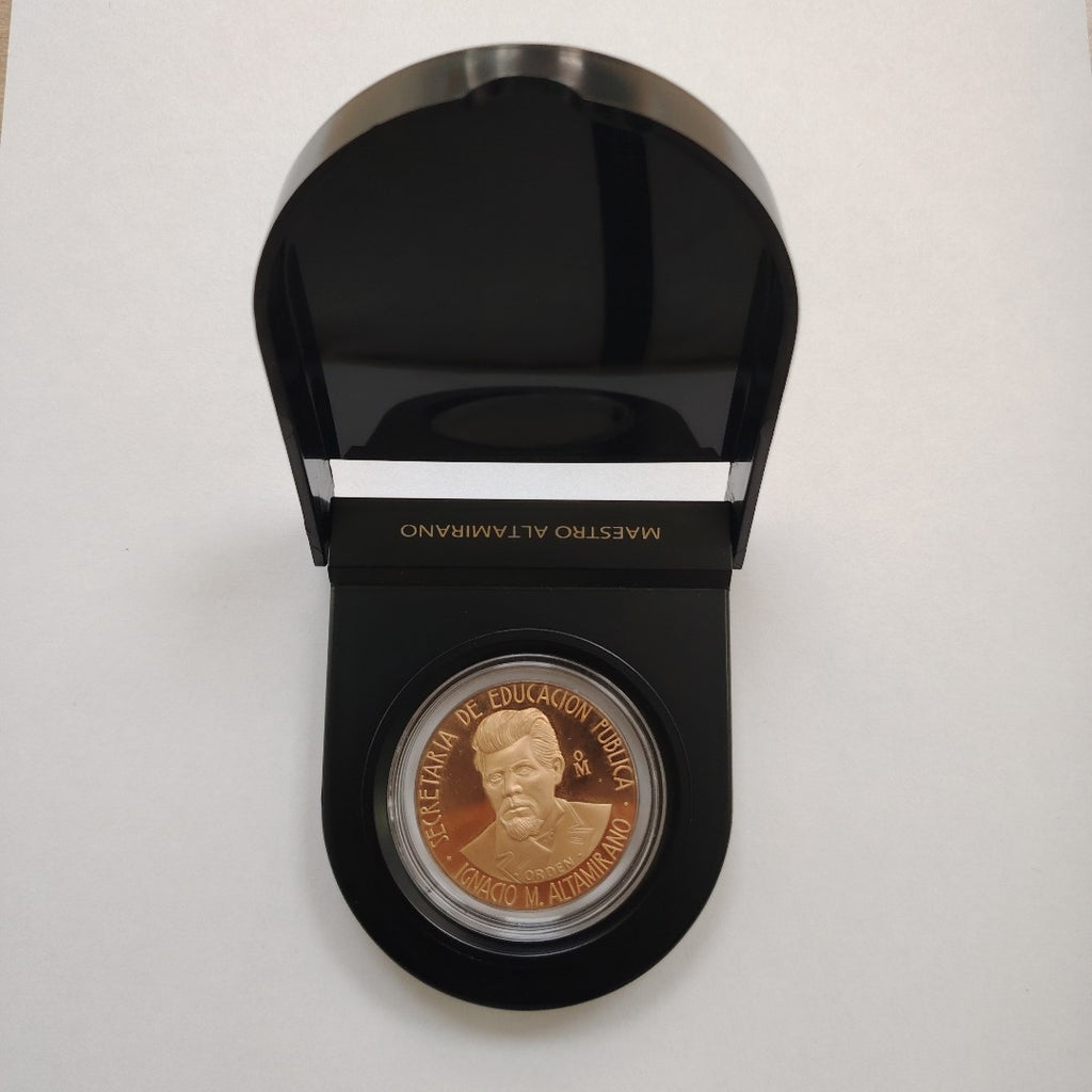 MEDALLA CONMEMORATIVA ORO 21 K 41.9 GRMS (SEMINUEVO)