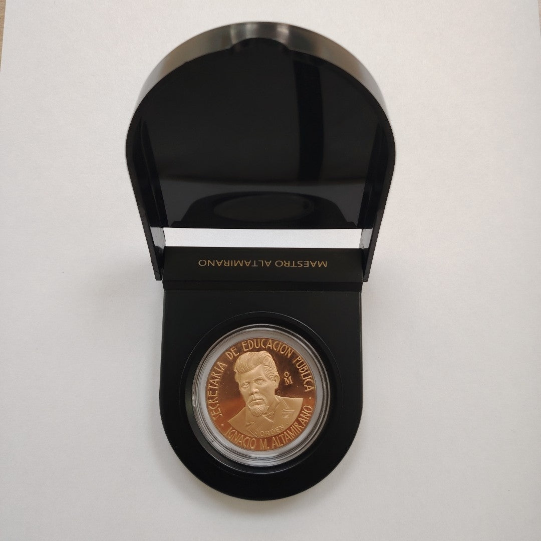 MEDALLA CONMEMORATIVA ORO 21 K 41.9 GRMS (SEMINUEVO)
