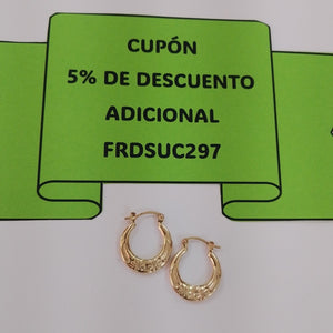 ARRACADAS PAR ORO 10 K 1,40 GRMS (SEMINUEVO)