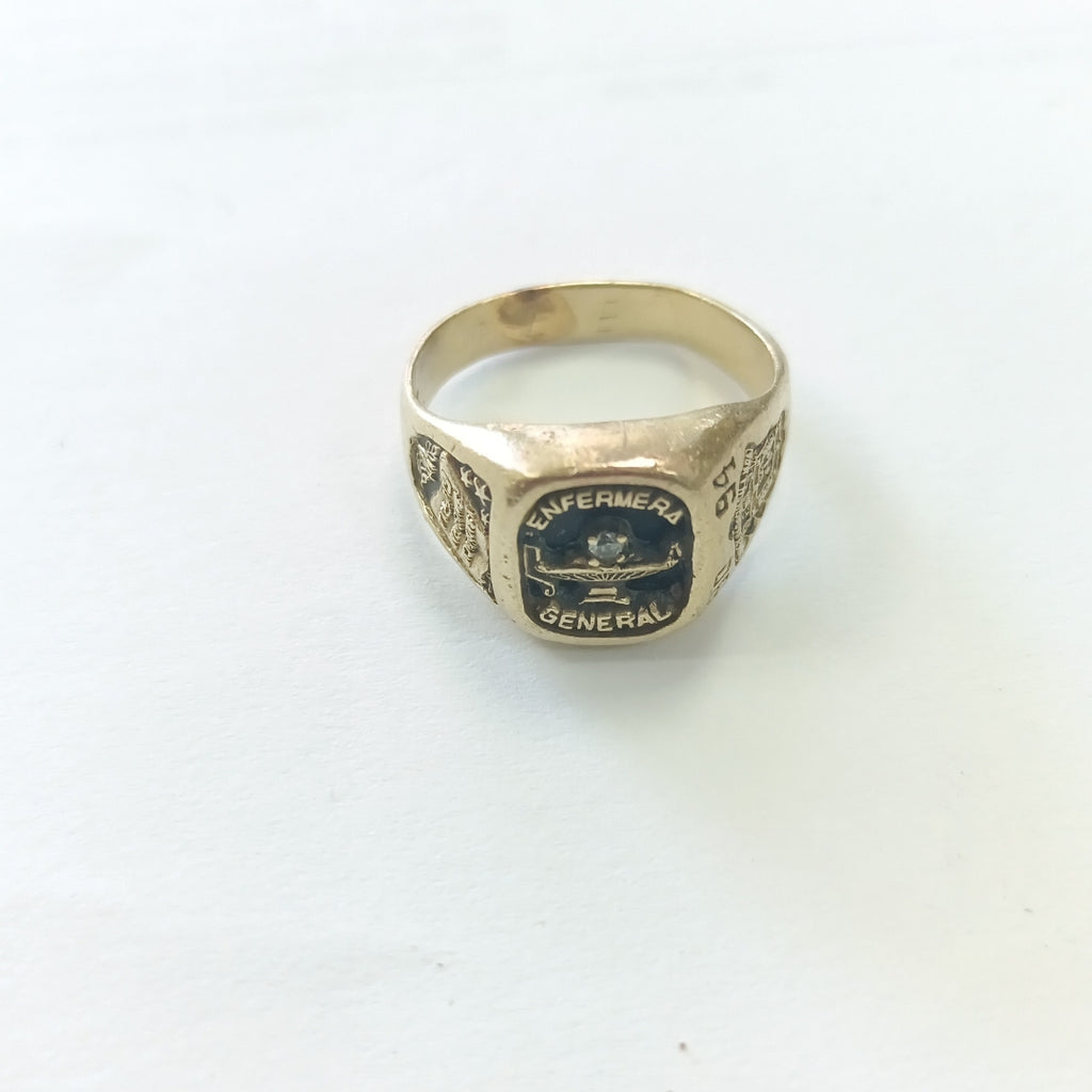 ANILLO DE GRADUACIÓN ORO 8 K 5,30 GRMS (SEMINUEVO)