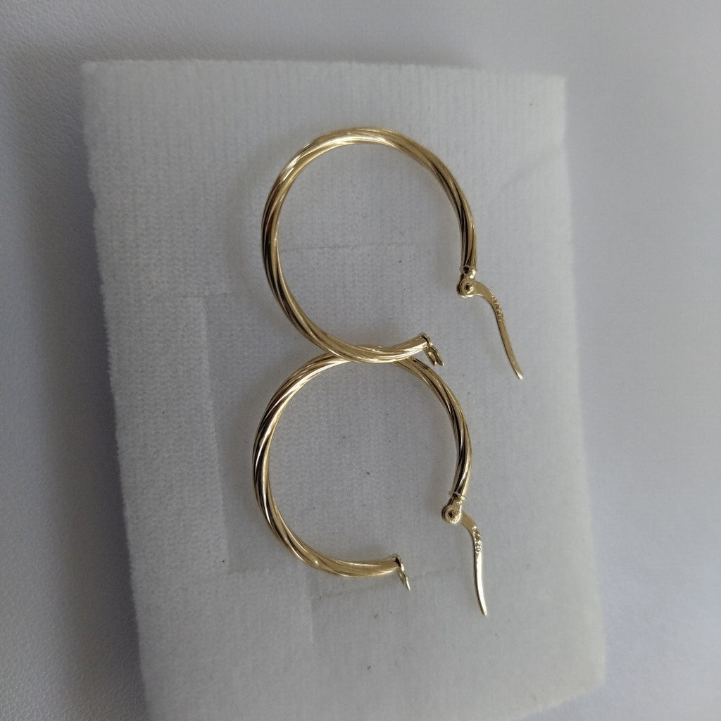 ARRACADAS PAR ORO 14 K 1.1 GRMS (SEMINUEVO)