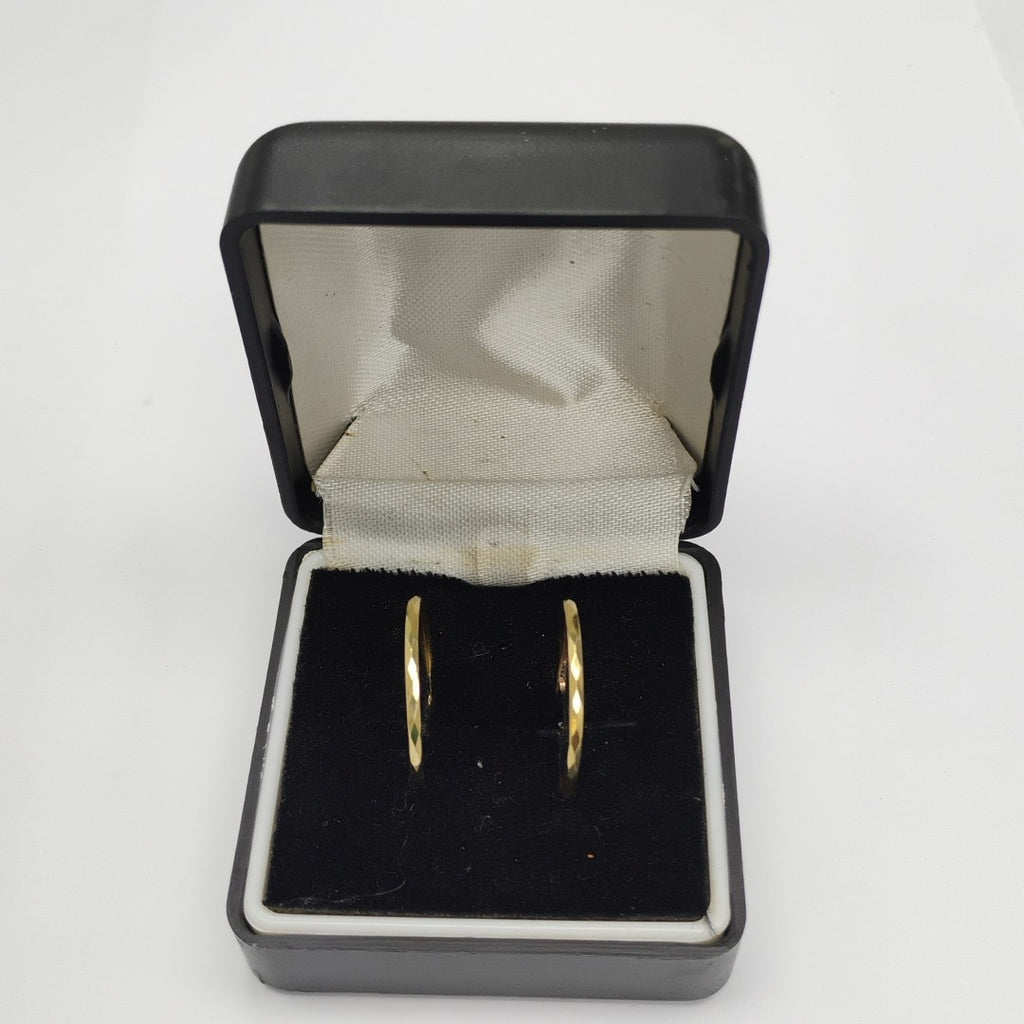 ARRACADAS PAR ORO 14 K 1.5 GRMS (SEMINUEVO)