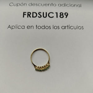 ANILLITO ORO 14 K 1.9 GRMS (SEMINUEVO)