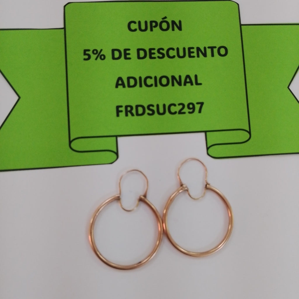 ARRACADAS PAR ORO 8 K 2,70 GRMS (SEMINUEVO)