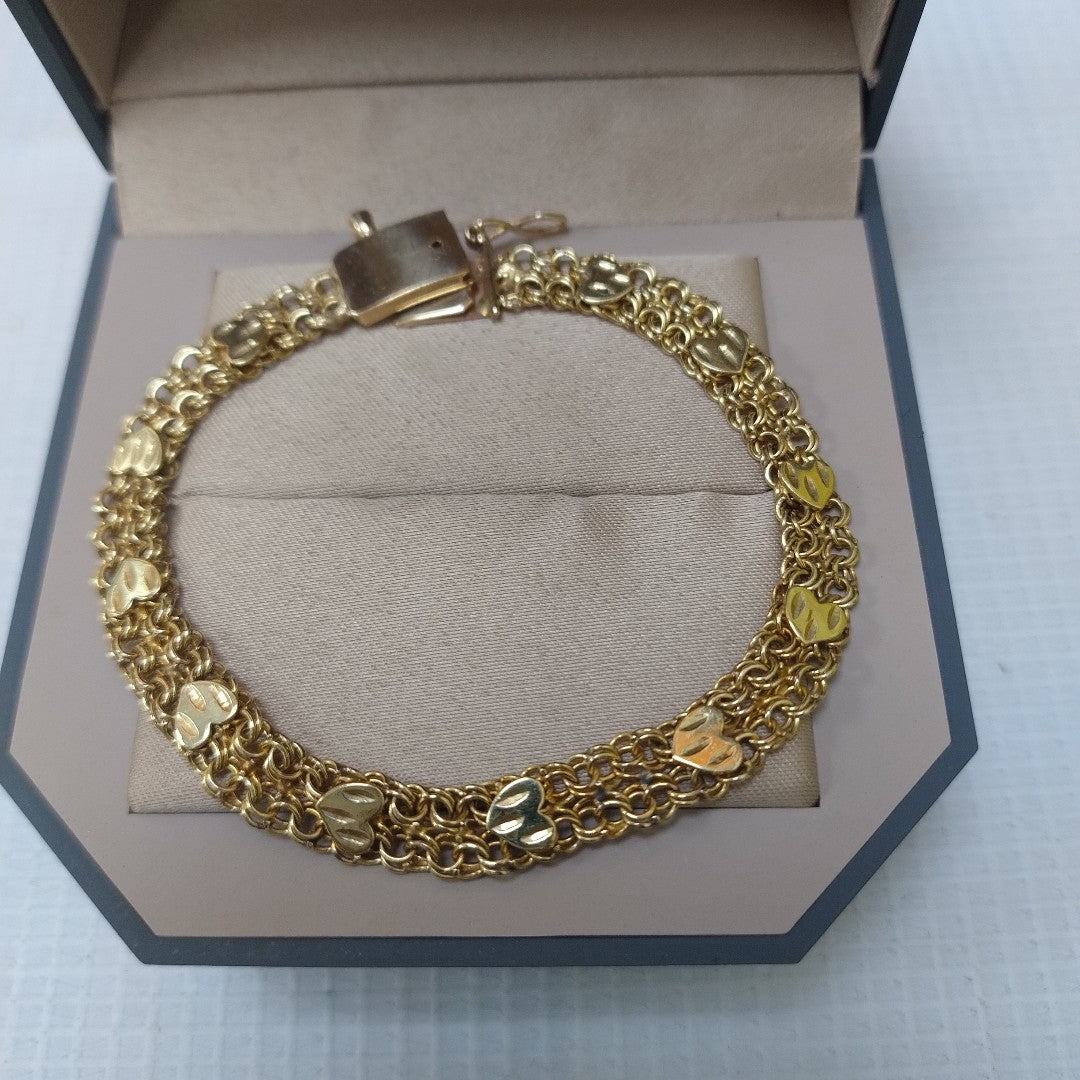 PULSERA ORO 10 K 8.7 GRMS (SEMINUEVO)