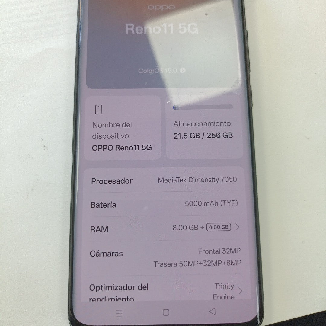 CELULAR OPPO RENO11 5G CPH2599 (2024) 256 GB 8 GB RAM (SEMINUEVO)