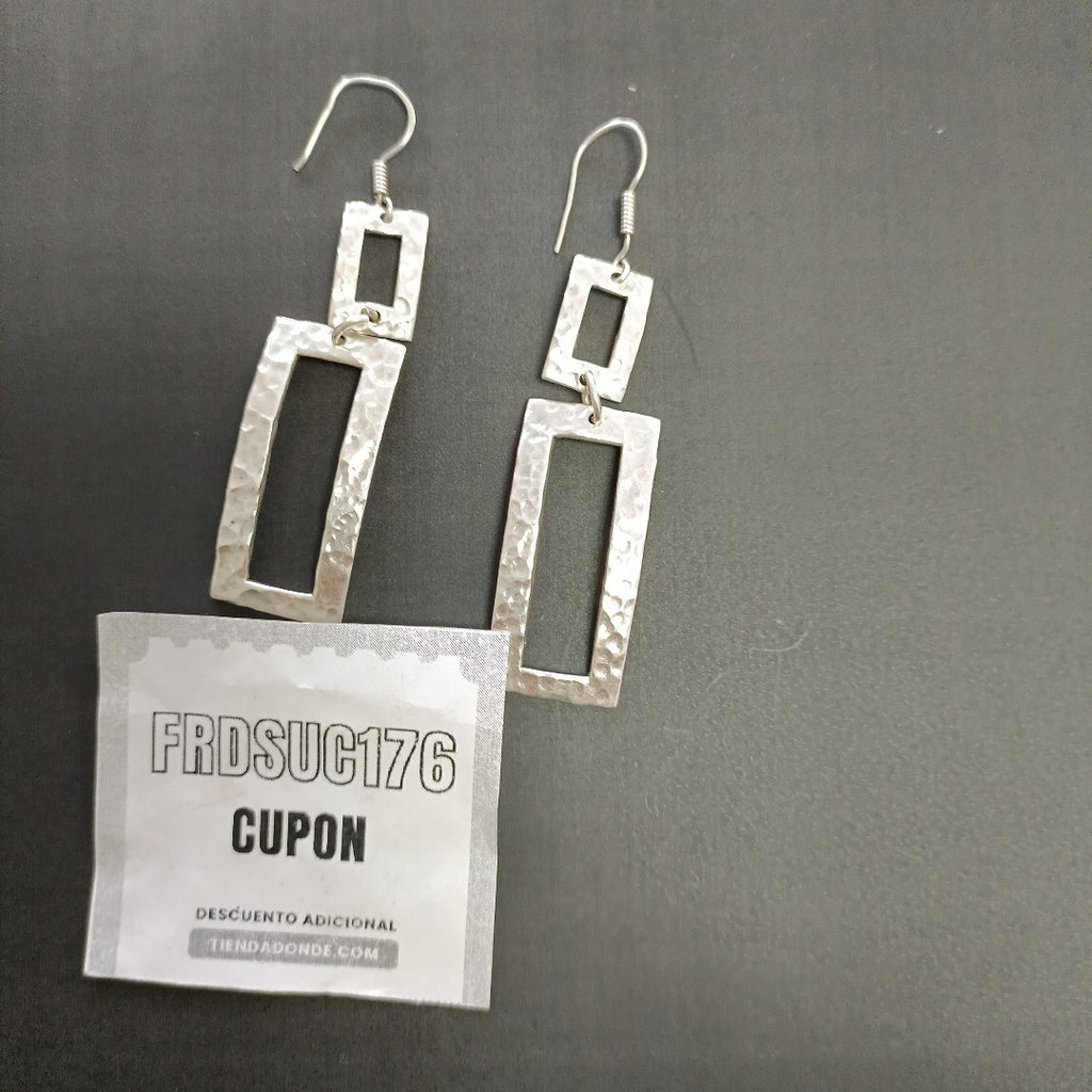 ARETES PAR PLATA 10.4 GRMS (SEMINUEVO)