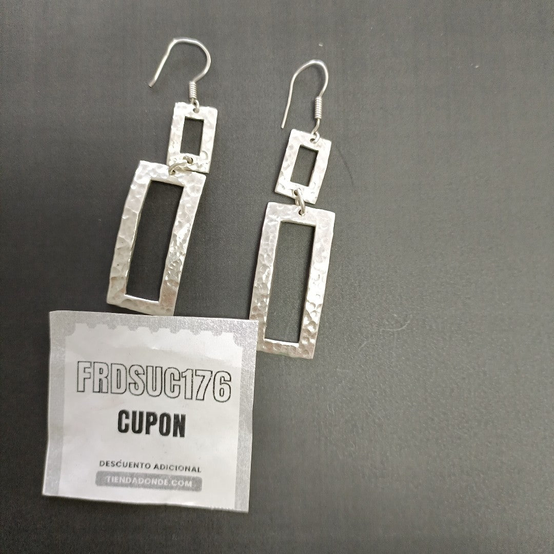 ARETES PAR PLATA 10.4 GRMS (SEMINUEVO)