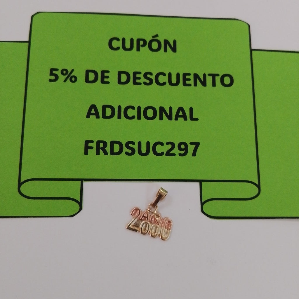 DIJE ORO COMBINADO 8 K 0,60 GRMS (SEMINUEVO)