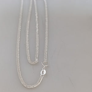 CADENA BARBADA PLATA .925 50 CM 4.22 GR (NUEVO)