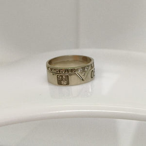 ANILLO DE GRADUACIÓN ORO 14 K 4,70 GRMS (SEMINUEVO)
