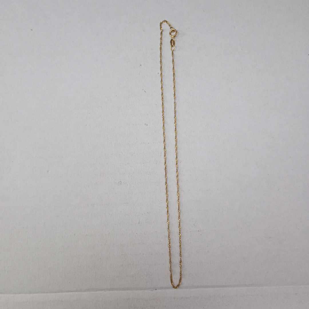 CADENA ORO 10 K 0.9 GRMS (SEMINUEVO)