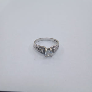ANILLITO ORO BLANCO 12 K 3.4 GRMS (SEMINUEVO)