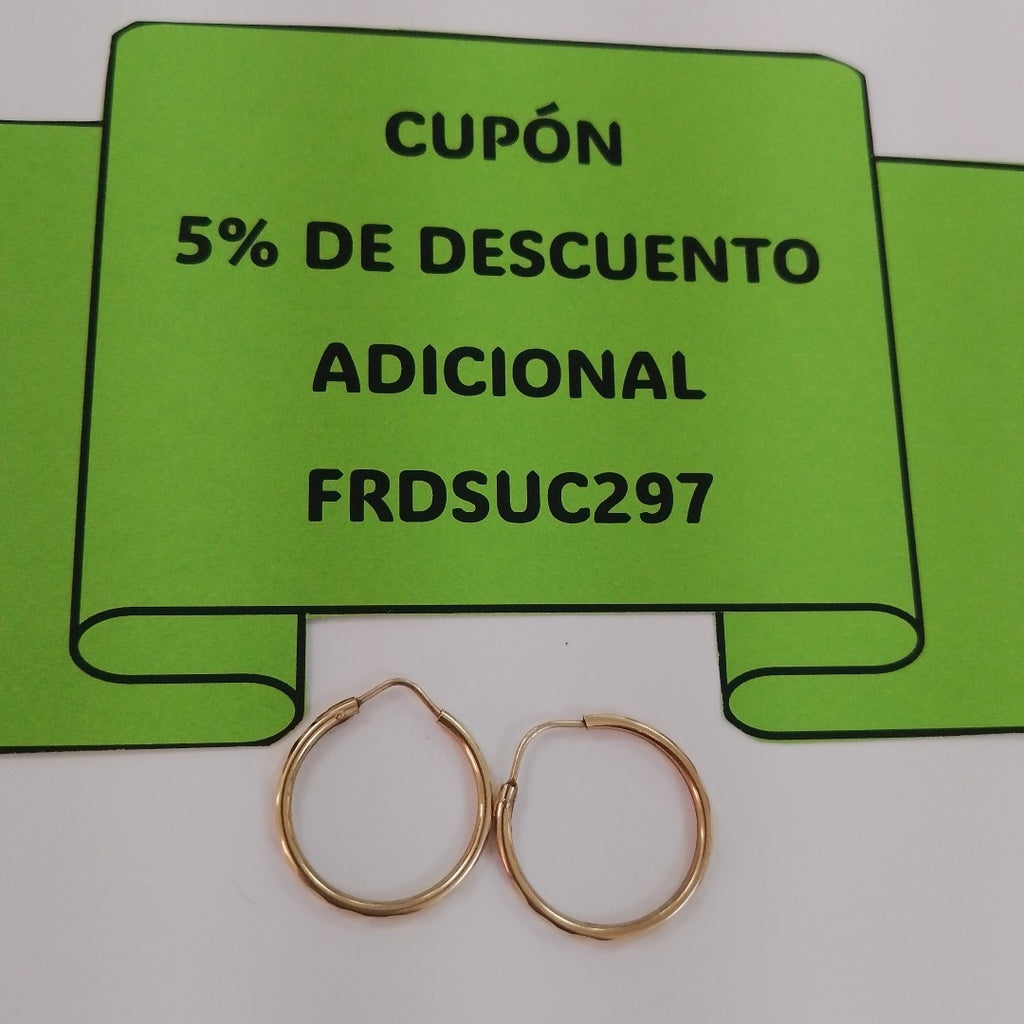 ARRACADAS PAR ORO 10 K 1,30 GRMS (SEMINUEVO)