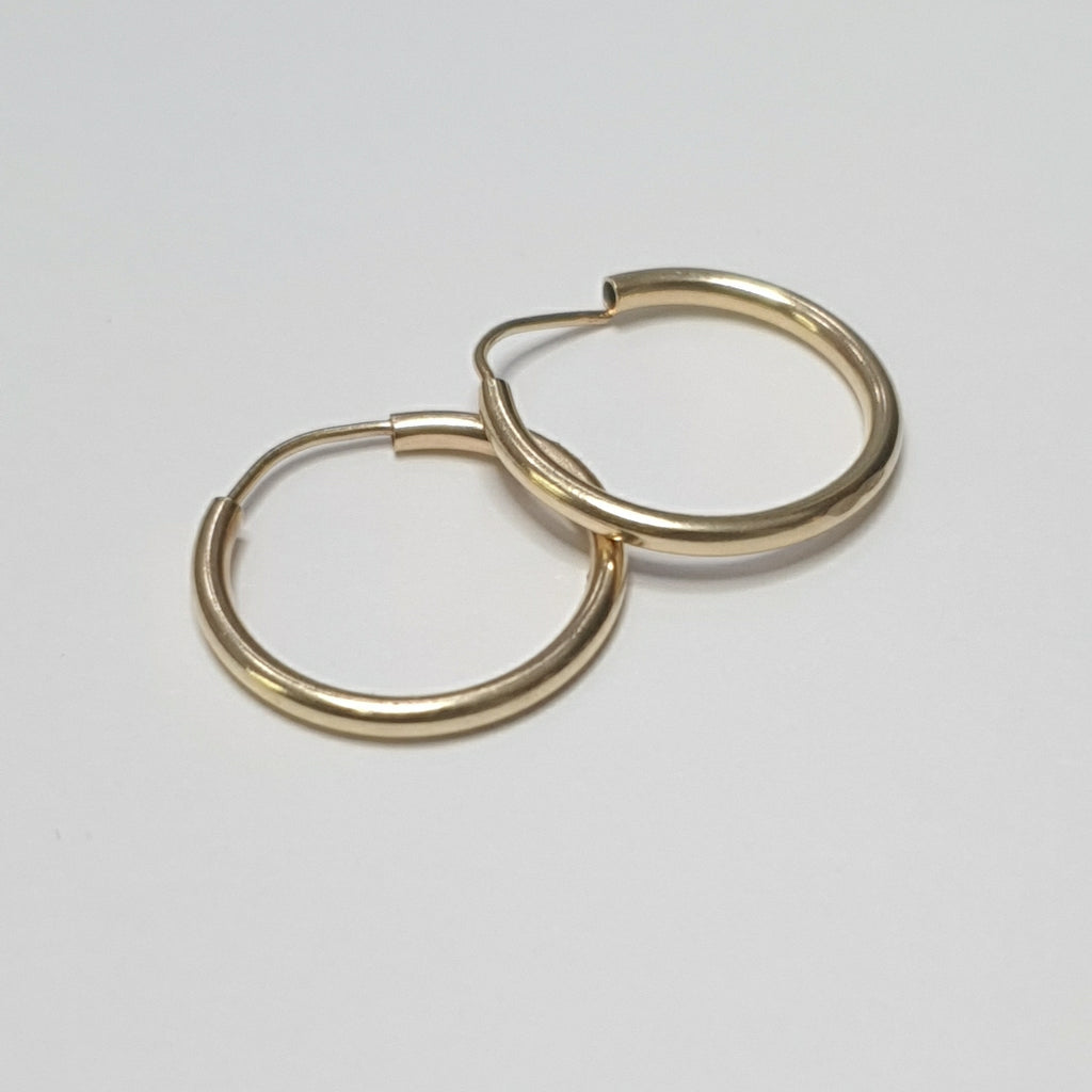 ARRACADAS PAR ORO 14 K 1,20 GRMS (SEMINUEVO)