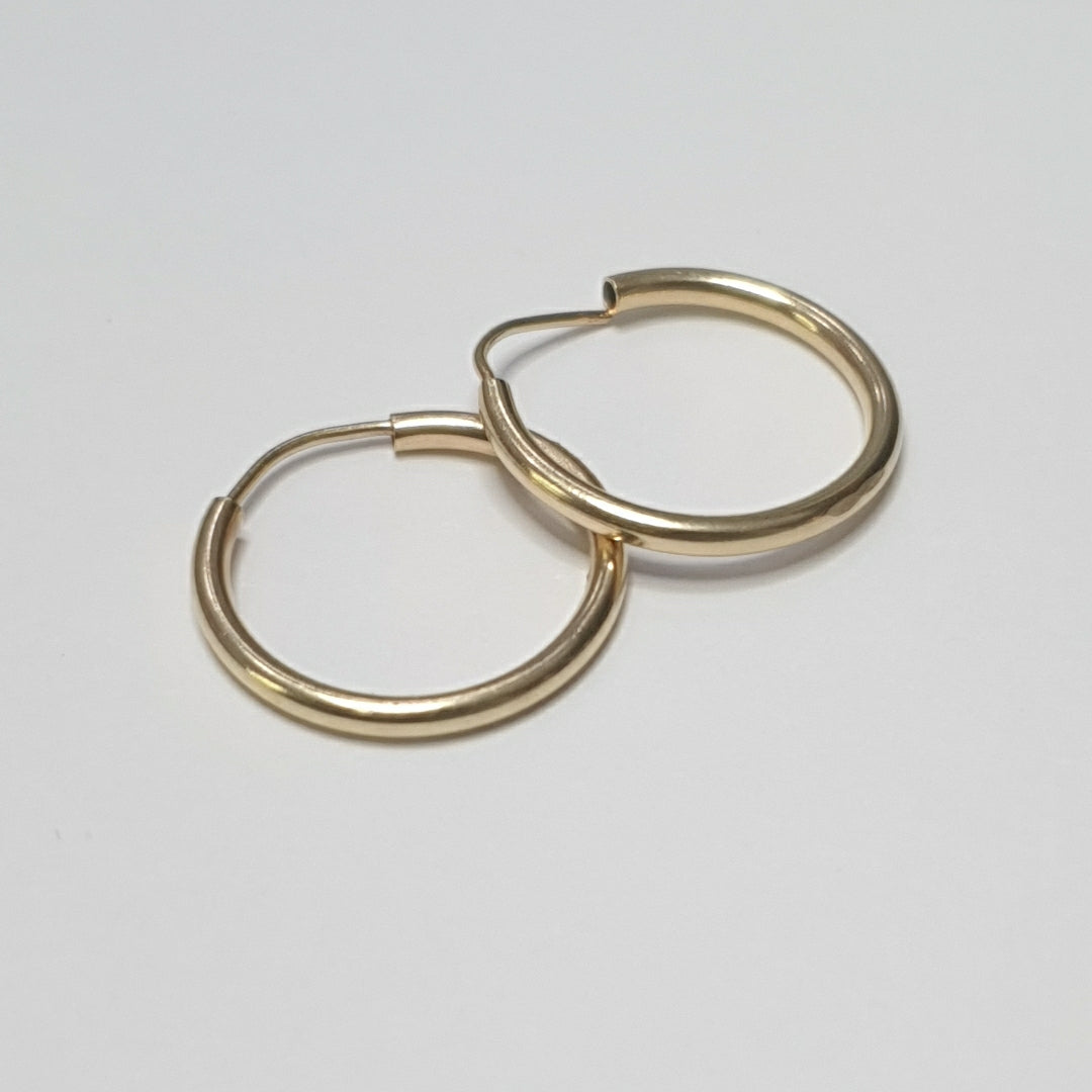 ARRACADAS PAR ORO 14 K 1,20 GRMS (SEMINUEVO)