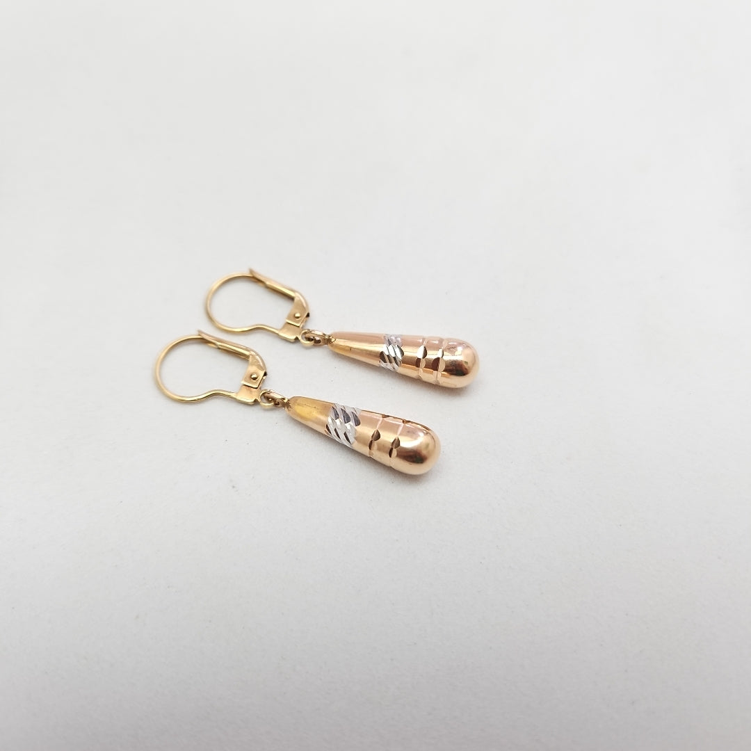 ARETES PAR ORO 14 K 3.2 GRMS (SEMINUEVO)