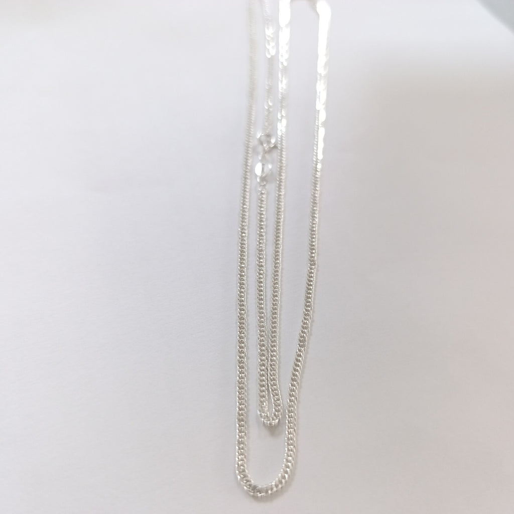 CADENA BARBADA PLATA .925 60 CM 4.82 GR (NUEVO)