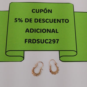 ARRACADAS PAR ORO 8 K 0,80 GRMS (SEMINUEVO)