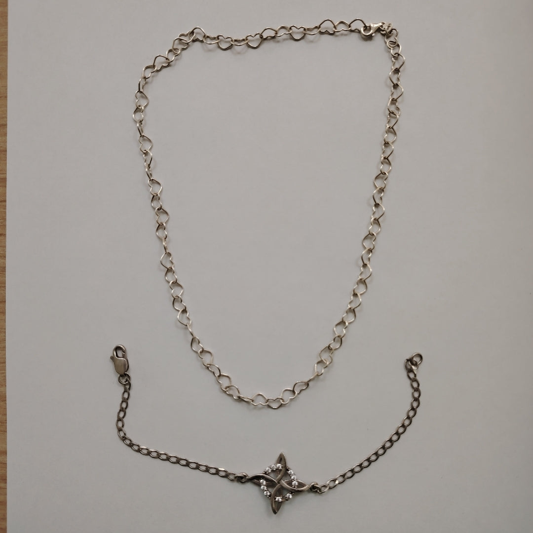 CADENA, PULSERA PLATA 12.3 GRMS (SEMINUEVO)