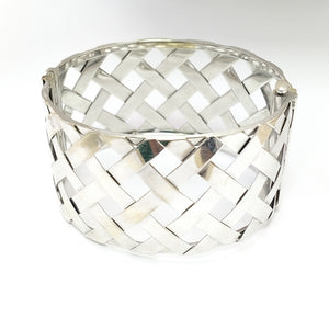 BRAZALETE ORO BLANCO 18 K 61 GRMS (SEMINUEVO)
