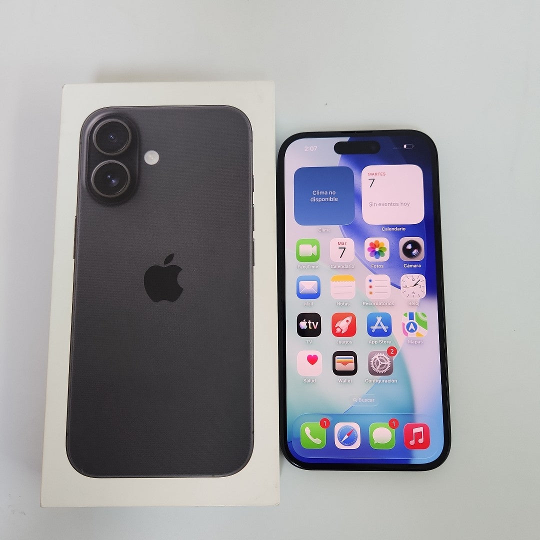 CELULAR APPLE IPHONE 16 A3286 (2024) 128 GB 8 GB RAM (SEMINUEVO)