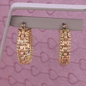 ARRACADAS PAR ORO 14 K 6.2 GRMS (SEMINUEVO)