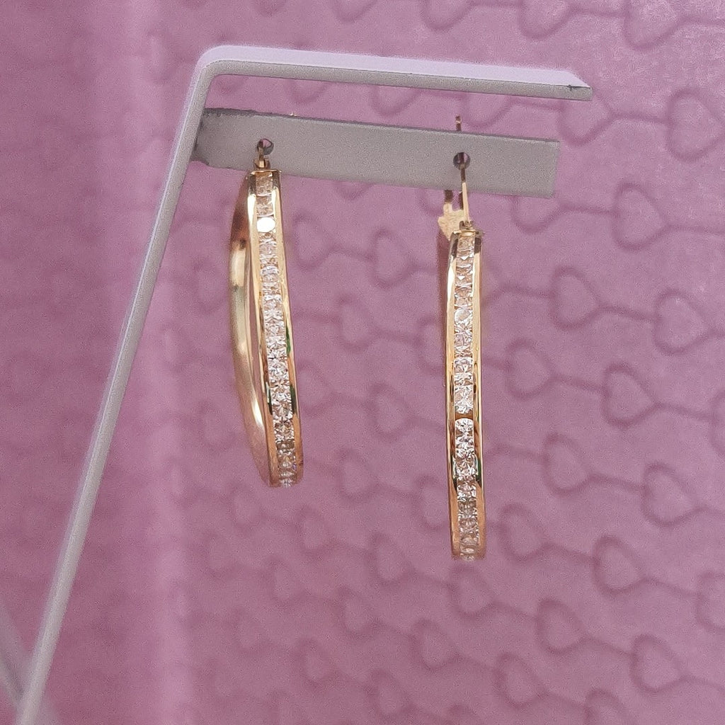 ARRACADAS PAR ORO 14 K 6 GRMS (SEMINUEVO)