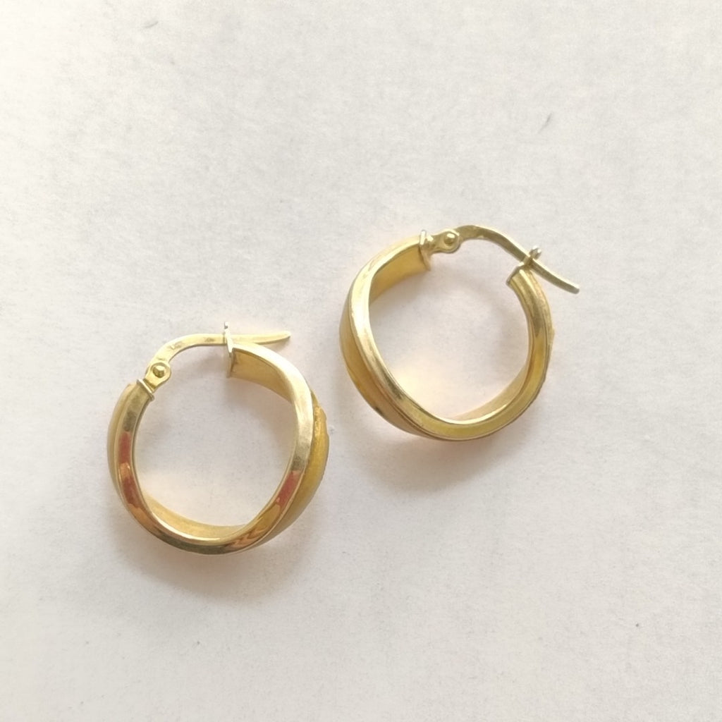 ARRACADAS PAR ORO 14 K 1,80 GRMS (SEMINUEVO)