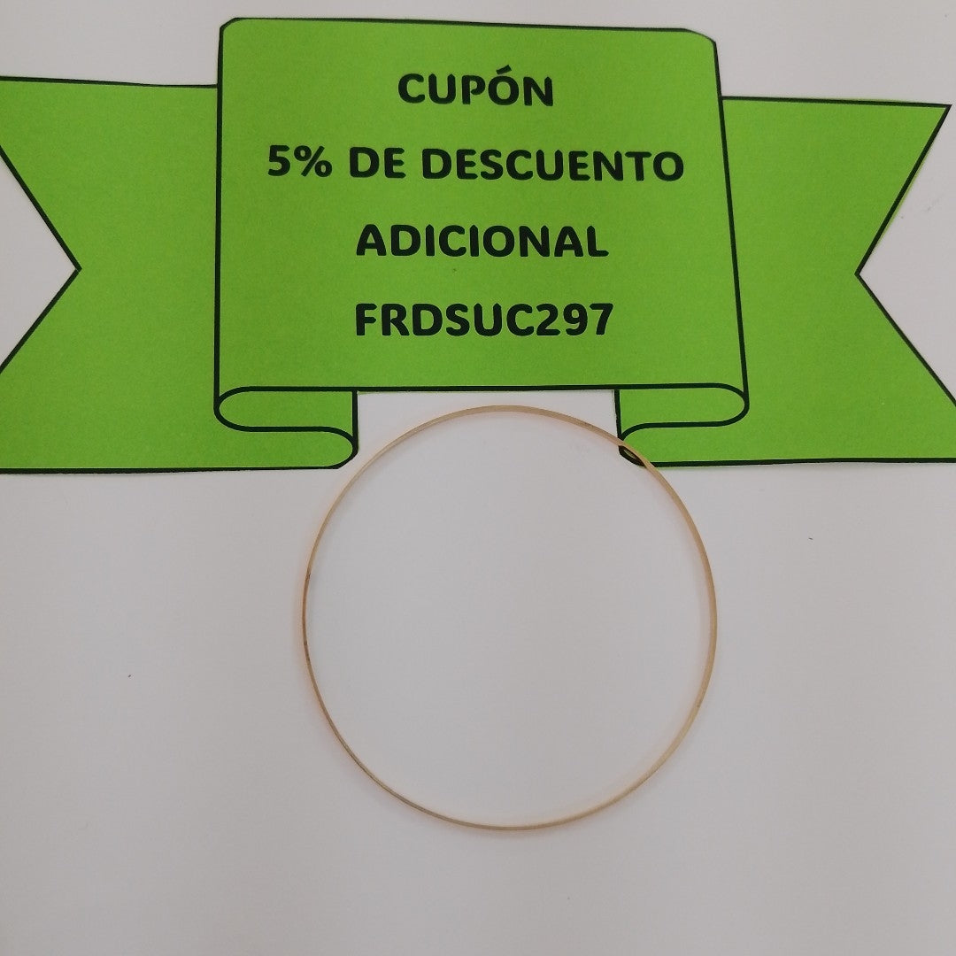 PULSERA RIGIDA ORO 8 K 2,40 GRMS (SEMINUEVO)