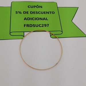 PULSERA RIGIDA ORO 8 K 2,30 GRMS (SEMINUEVO)