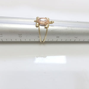 ANILLITO ORO, ORO COMBINADO 14 K 1.5 GRMS (SEMINUEVO)