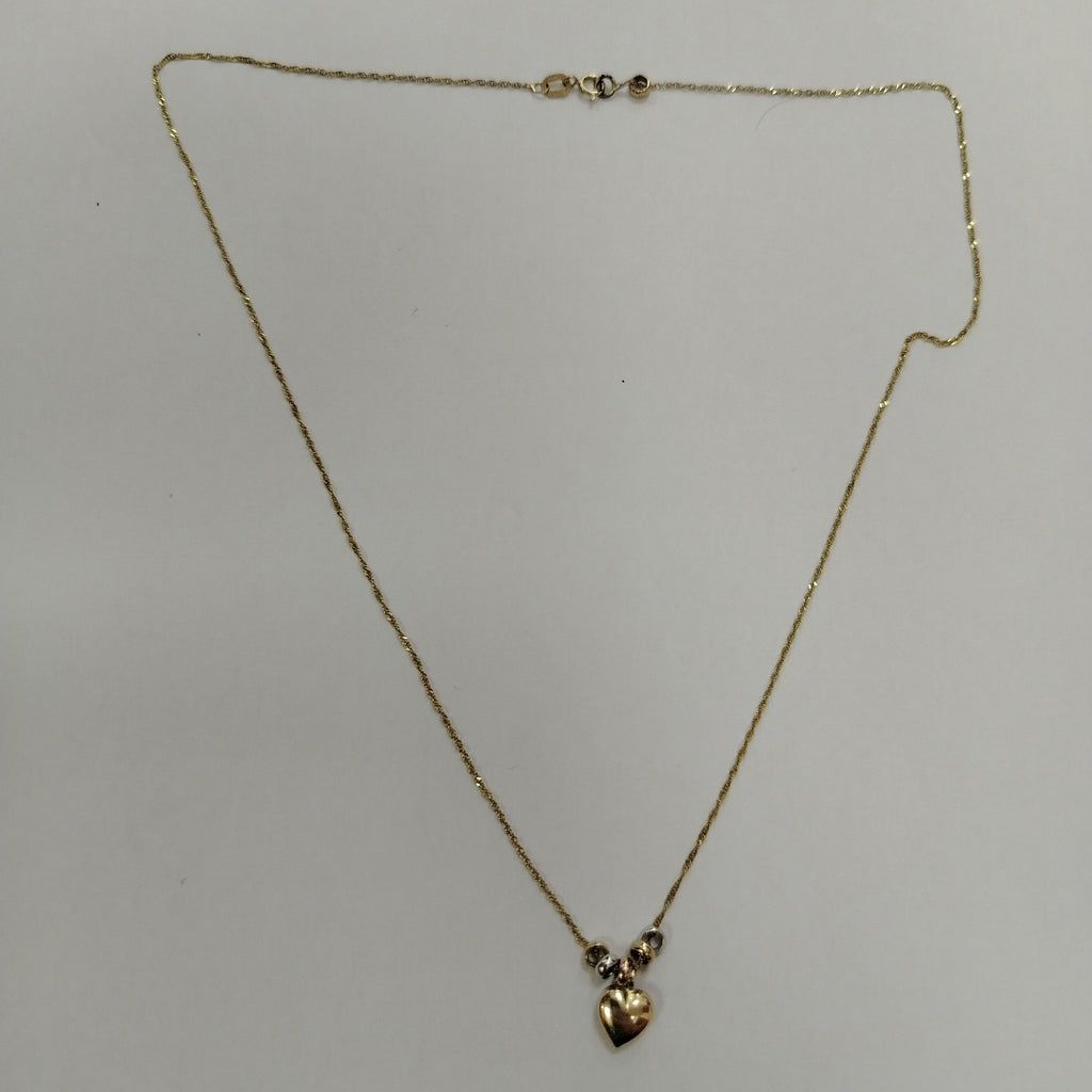 GARGANTILLA ORO, ORO COMBINADO 14 K 1.5 GRMS (SEMINUEVO)