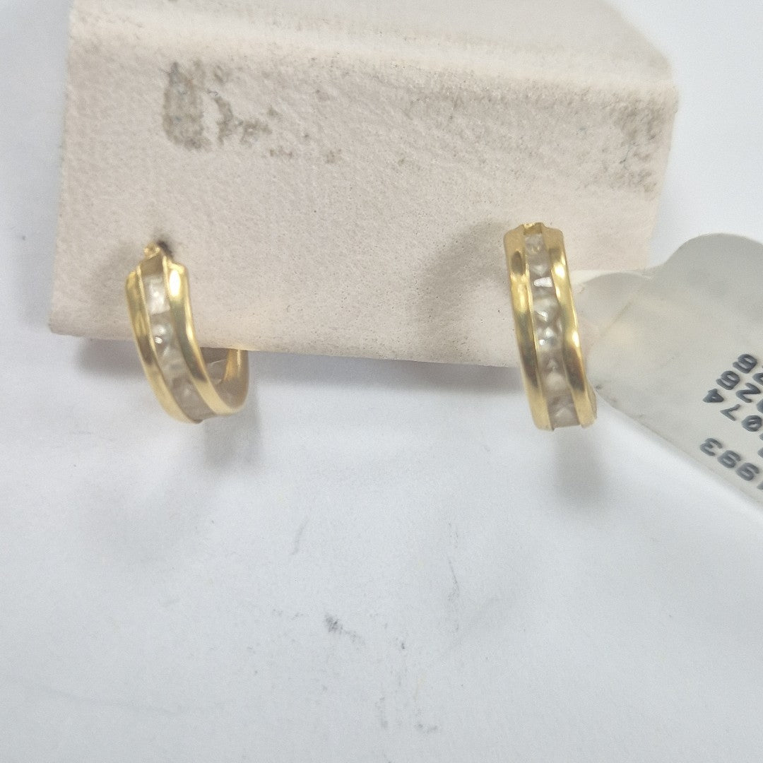 ARETES PAR ORO 14 K 1,20 GRMS (SEMINUEVO)