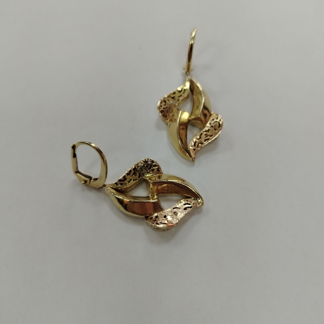 ARETES PAR ORO 14 K 5.8 GRMS (SEMINUEVO)