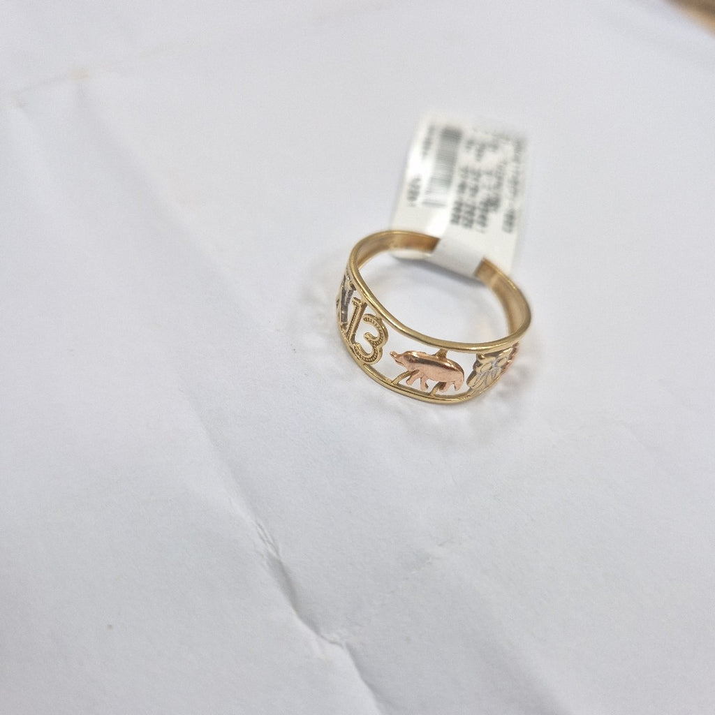 ANILLO ORO 14 K 1.6 GRMS (SEMINUEVO)