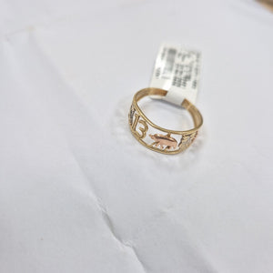 ANILLO ORO 14 K 1.6 GRMS (SEMINUEVO)