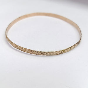 PULSERA RIGIDA ORO 8 K 5.5 GRMS (SEMINUEVO)