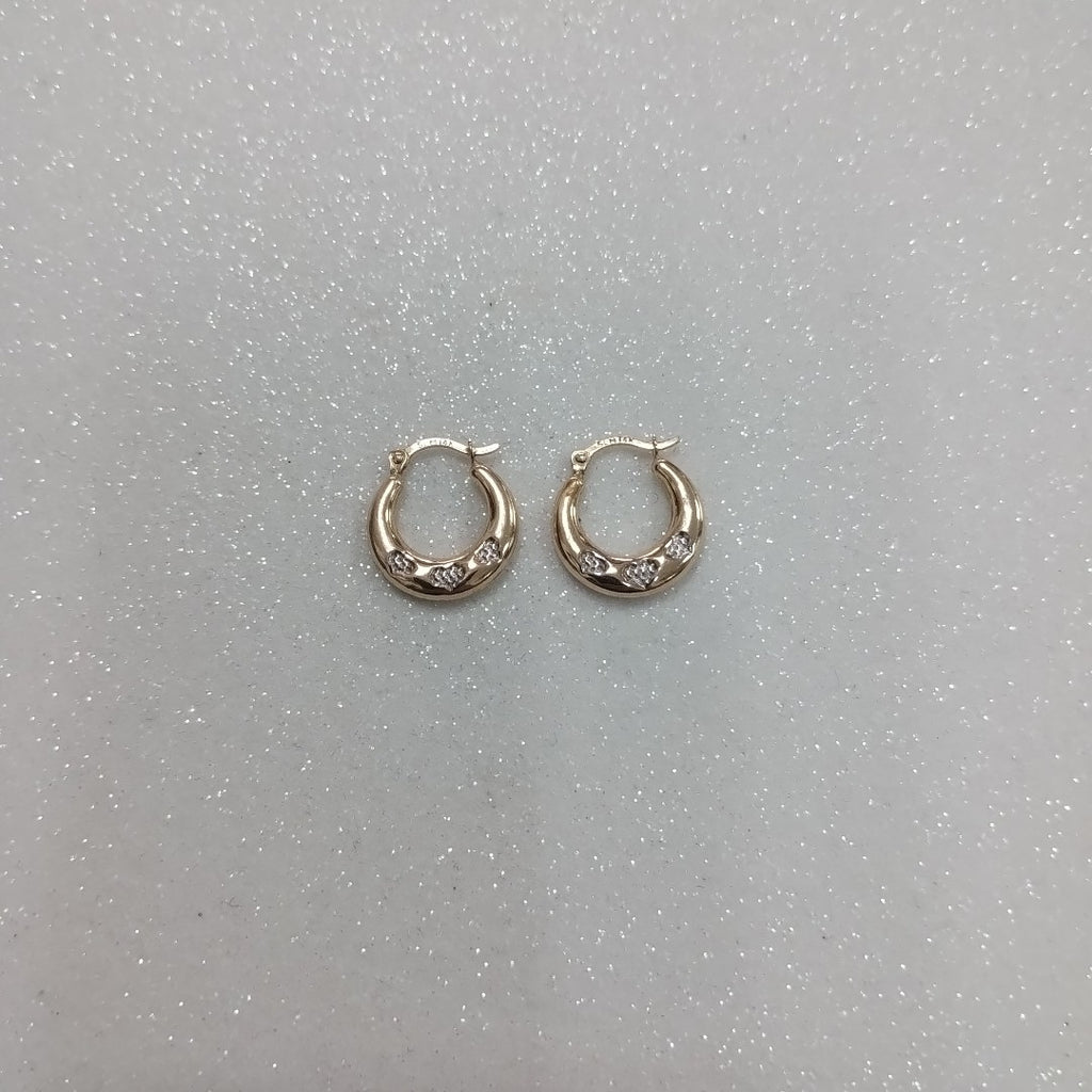 ARRACADAS PAR ORO 14 K 0.6 GRMS (SEMINUEVO)
