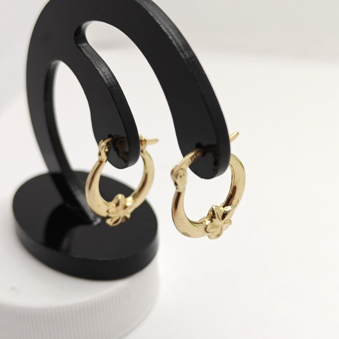 ARRACADAS PAR ORO 14 K 1,20 GRMS (SEMINUEVO)