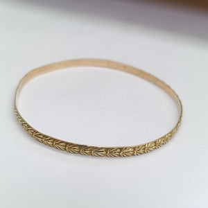 PULSERA RIGIDA ORO 8 K 5.5 GRMS (SEMINUEVO)