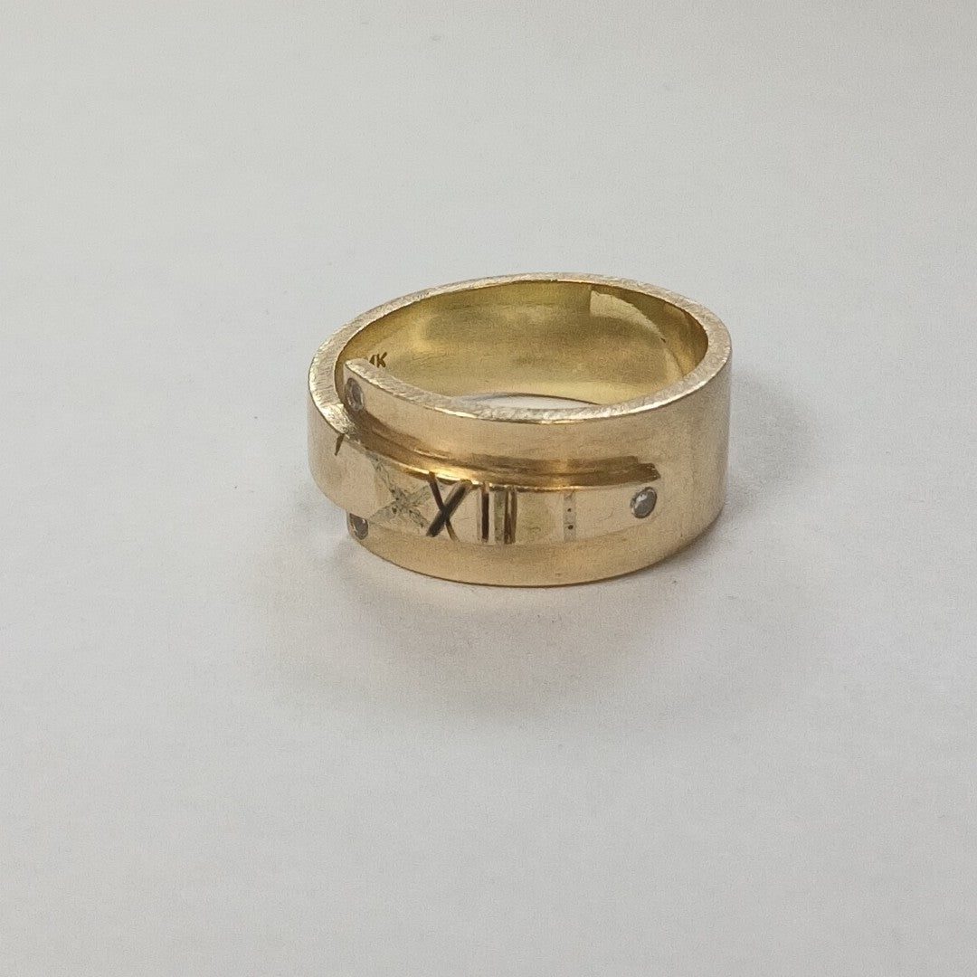 ANILLO ORO 14 K 10,10 GRMS (SEMINUEVO)